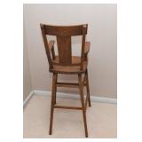 Vintage Wooden High Chair