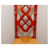 Vintage Thomasville High Back Red Chair