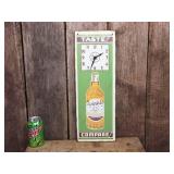 Old-Look "Twinkle Beverages" Metal Sign/Clock