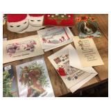 Group Vintage/Antique Christmas Cards - Postcards