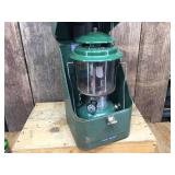 Vintage Coleman 220F Lantern with Clamshell Case/Mantles