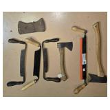 Set of Hand Tools for Woodworking and Carving