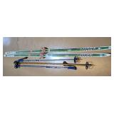 Karhu Training Cross Country Skis with Poles