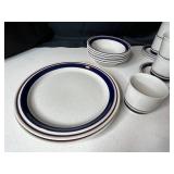 Chateau Contemporary Hand-Painted Stoneware Dishware