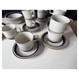 Chateau Contemporary Hand-Painted Stoneware Dishware