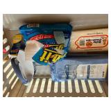 Multi-Functional Storage Basket with Cleaning Supplies - content quantities unverified