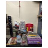 Lot of Hardware Supplies and Toilet Repair Items including Bolts, Gasket, and More