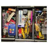 Collection of Assorted Hand Tools and Marking Supplies