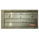 Vintage Craftsman Tool Chest with Various Accessories