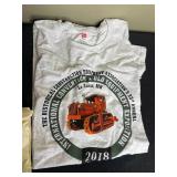 Lot of 3 Apparel Items: Indian Motorcycle T-Shirt, Historical Construction Cap, Gray Exposition T-Shirt