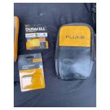 Fluke 75 III Multimeter with Craftsman Tool Organizer and Accessories