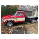 1978 Ford F-150 Ranger Pickup Truck with Flatbed