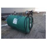 500 Gallon Fuel/Gas Barrel With Electric Transfer Pump