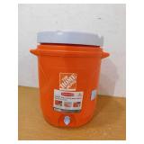 The Home Depot 10 Gal Orange Water Cooler