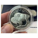 2001 Buffalo 2pc $1 Proof & BU