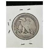 1916-D US WALKING LIBERTY HALF DOLLAR