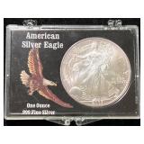 2003 AMERICAN SILVER EAGLE 1 TROY OZ .999 FINE SILVER IN CASE