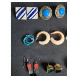 Collection of Vintage Earrings and Clip-On Earrings - display not included