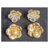 Lot of Vintage Earrings in Various Styles and Designs