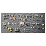 Collection of Assorted Costume Jewelry Earrings and Rings