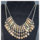 Collection of Assorted Vintage Jewelry Including Necklace and Earrings - displays not included