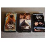 Vintage VHS Tape Movie Box Sets...Shala Zulu, Titanic and Doctor Zhivago...