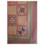 Vintage Handmade Patchwork Quilt…