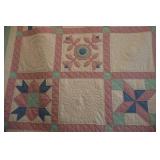 Vintage Handmade Patchwork Quilt…