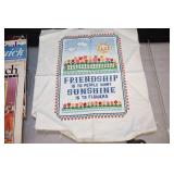 Vintage Cross-Stitch ‘Friendship’ Project Near Complete…