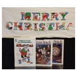 Vintage Cross-Stitch ‘Merry Christmas’ Project Near Complete…