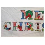 Vintage Cross-Stitch ‘Merry Christmas’ Project Near Complete…