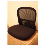 NEW Home Office Desk Chair Set of 2 Stationary Non Rolling Mesh Mid Back...