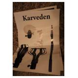 Vintage Coat Rack, NIB Karveden Light Bulb Changer