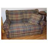 Relisted...Vintage Plaid Loveseat