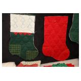 Vintage Quilted Christmas Stocking Project Started w/Pattern and Fabrics…