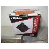 RELN 4 in. x 4 in. Stainless Steel Square Shower Drain with Square Pattern Drain Cover