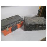 Sturdy metal tool box with handles ...