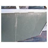 Metal interlocking roof shingle pan...