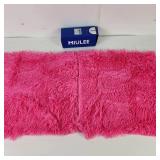 Lot Of Two Bright Pink Fluffy Pillow Covers 18 X 18 Open Box