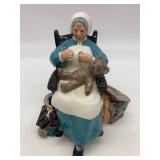 Vintage ROYAL DOULTON Women Figurines - Eventide, Nanny and Silks & Ribbons