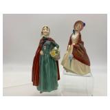 Vintage ROYAL DOULTON "Jean" and "Paisley Shawl" Figurines