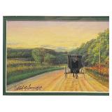 Local Artist - Original Amish Buggy Painting by Scott IANNAZZO