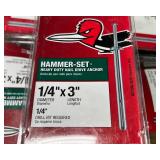 Red Head 1/4 x 3 Hammer-Set Anchors