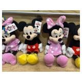 Lot of Mickey and Minnie Mouse Stuffed Animals (3 of each)