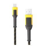 DEWALT Lot of 4- 4 ft. Reinforced Braided Cables for USB-A to USB-C