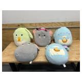 SQUISHMALLOWS Lot of 5- Pillows