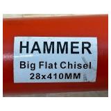 HAMMER Big Flat Chisel 28x410MM