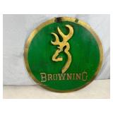 Recycled Metal 3D Browning Sign