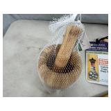 New Bamboo Bottle Opener, Mortar and Pestle, Cutting board