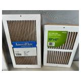 New Metal HVAC Grilles, Fireplace Mortar, Fireplace Gasket Kit